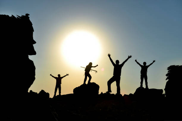 istock Harmony in the Heights: Celebrating the Team's Sunrise Triumph 1510698565
