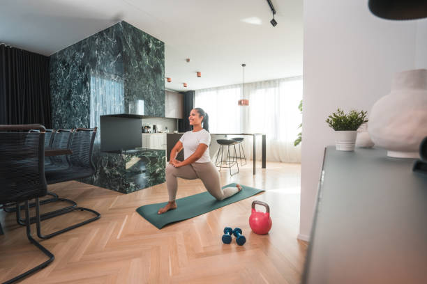 istock Woman Engages in Full-Body Stretching Routine 1510702407