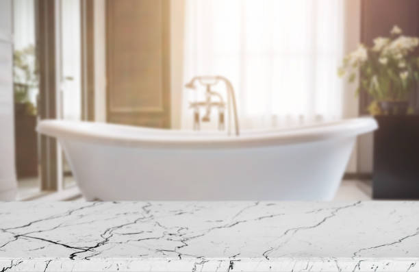 istock A countertop and a bright bathroom blurred the background. 1510711681