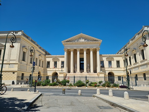 Montpellier, France – June 24, 2023: Court of Appeal of Montpellier.