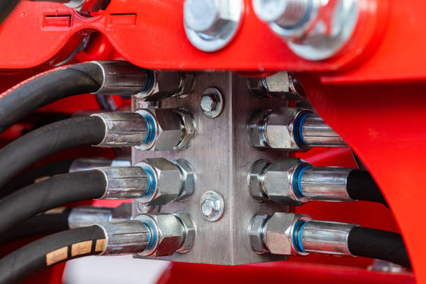 istock Agricultural crop seeder machine close up 1510751697