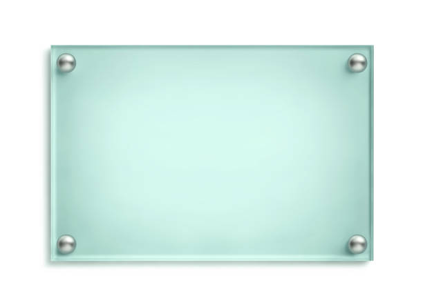 istock Blue glass board isoalted on white background 1510829666