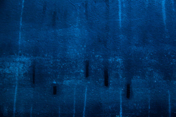 istock Abstract blue background of water abyss with drops. 1510847198