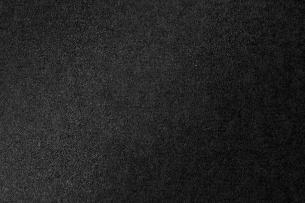 Black color velvet paper texture background.