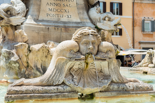 Detail of Fontana del Pantheon