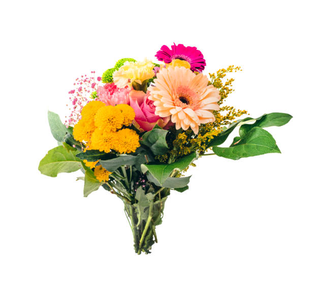 istock Flowers bouquet isolated on white background 1510939777