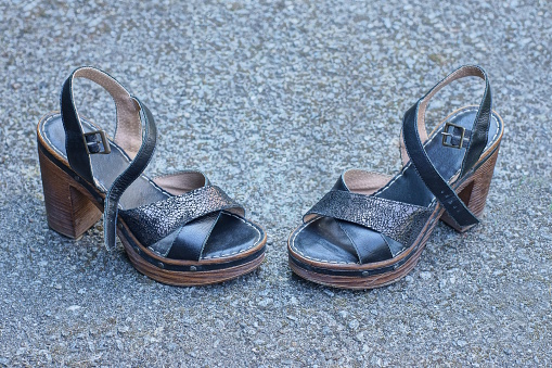 Different kind of  shoes, studio shot