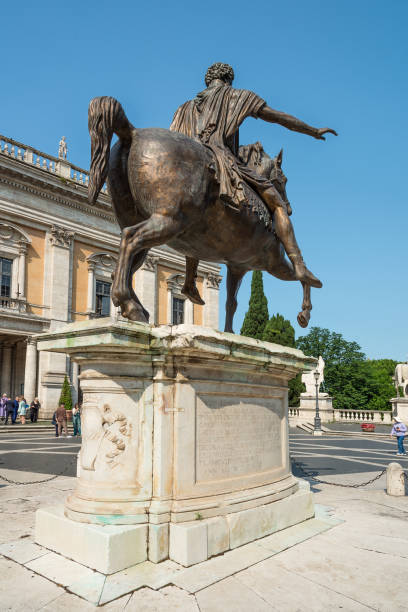 istock Statue of Marcus Aurelius at Piazza del Campidoglio on Capitoline Hill 1511041146