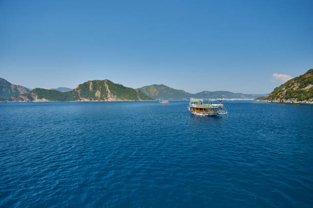istock Ship leaving the bay in Marmaris 1511094815