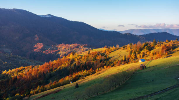 istock carpathian countryside at sunrise in autumn 1511103620