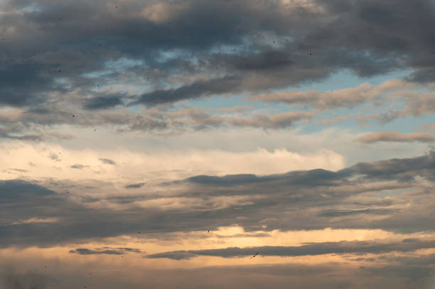 istock Cumulus clouds and gaps of clear blue sky. 1511114868