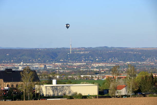 istock Dresden city from above with balloon, saxony, germany 1511148295