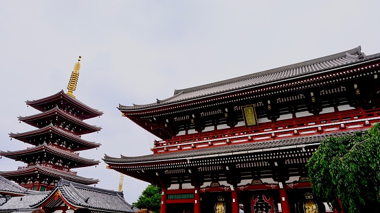 Tokyo, Japan - June 10 2023 : Sensoji, also known as Asakusa Kannon Temple, tourist spot destination in Japan.