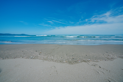 Scenery of Sandy Beach