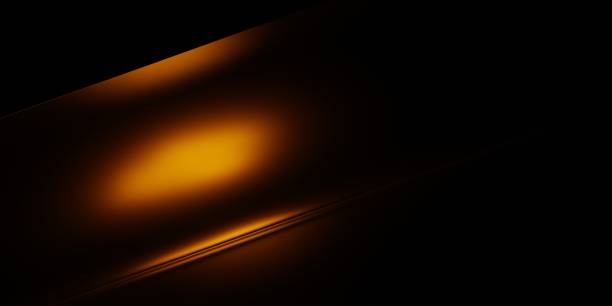 istock 3d rendering of orange black abstract geometric background. Scene for advertising, technology, showcase, banner, game, sport, cosmetic, business, metaverse. Sci-Fi Illustration. Product display 1511336211