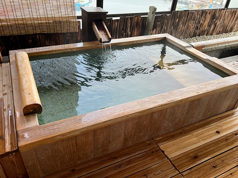 Ryokan guest room open-air baths