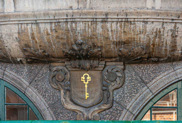istock Golden Key on 6 Norregade, Copenhagen, Denmark 1511434335