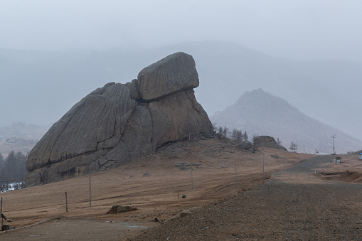 Gorkhi-Terelj National Park in MongoliaTurtle Rock in Gorkhi-Terelj National Park, Mongolia