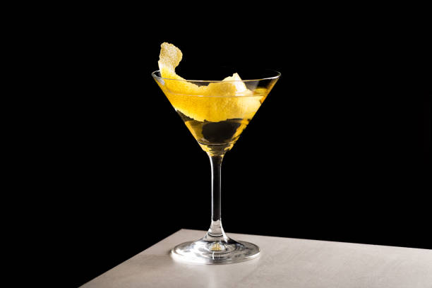istock Martini cocktail classic boozy gin, vermouth bianco and orange bitters 1511541973