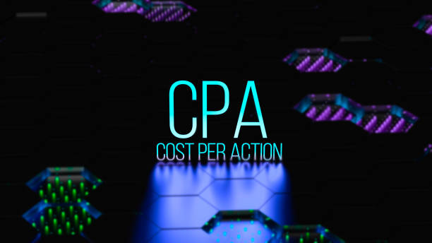 istock CPA Cost Per Action neon text, definition. CPA banner. 3D render. 1511576315