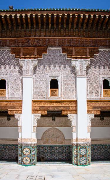 istock Ben Youssef Medersa with its famous mosaic architecture 1511581273