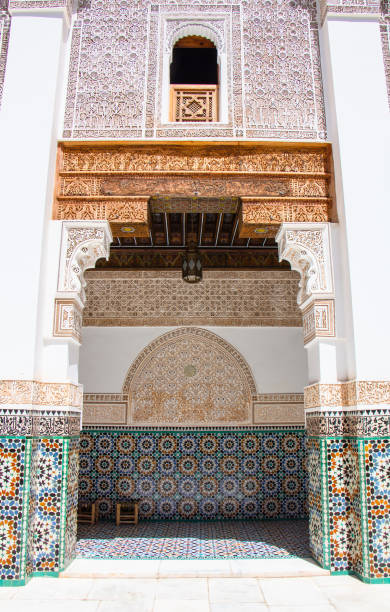 istock Ben Youssef Medersa with its famous mosaic architecture 1511581303