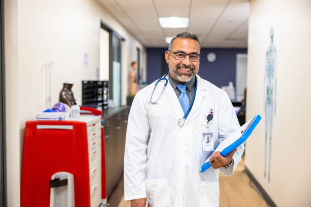 Handsome Doctor Smiling Portriat