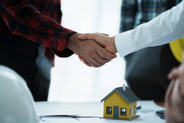 istock Foreman or Civil engineer handshake making modern construction. industry professional team and engineer concept 1511586259