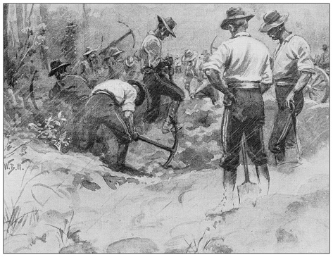 Antique image from British magazine: Spanish American War, Battle of San Juan