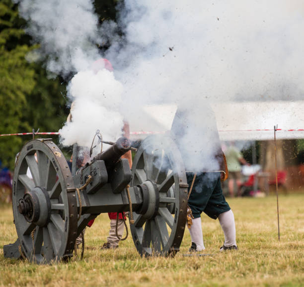 istock Firing canon during regimental re-enactment 1511617814