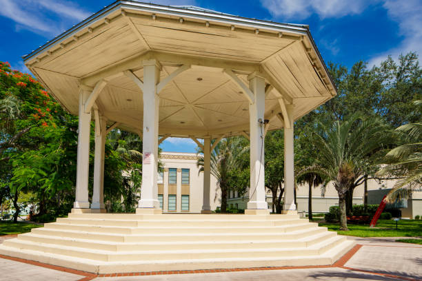 istock Historic gazebo at a park in Stuart Florida 1511624423