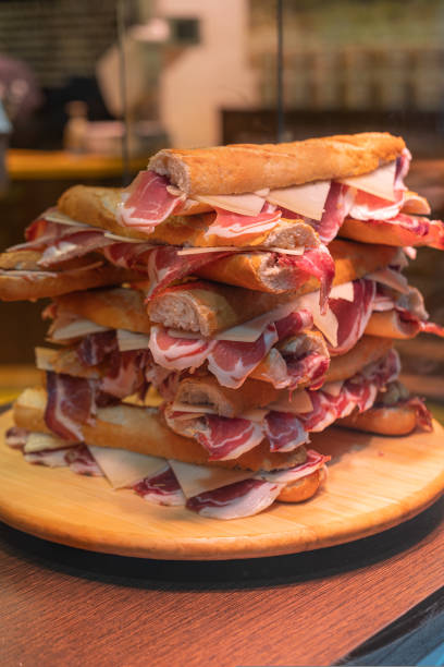 istock Stuck of spanish sandwiches, bocadillo 1511631444