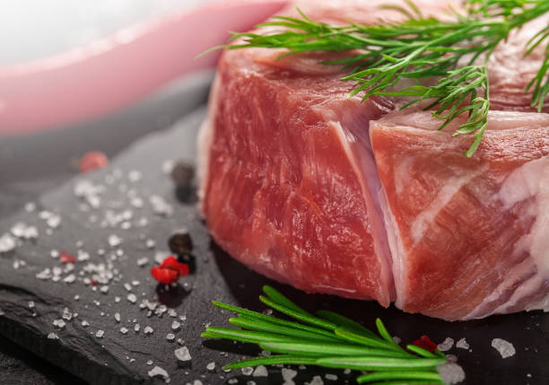 istock pork steak with rosemary on a black stone 1511747498