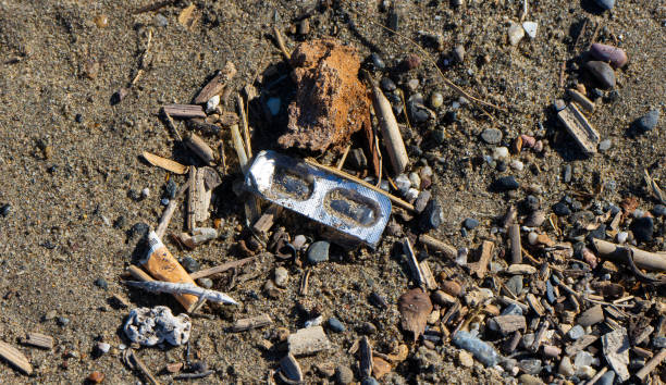 istock image of garbage on the beach sand 1511838180