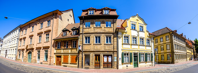 historic buildings at the famous old town of Bamberg - Bavaria