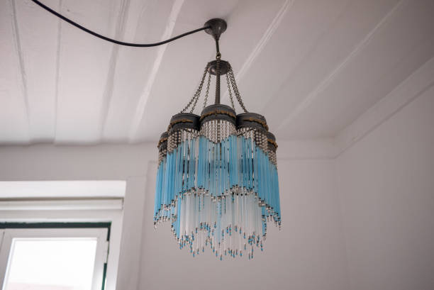 istock Vintage glass chandelier 1511916477