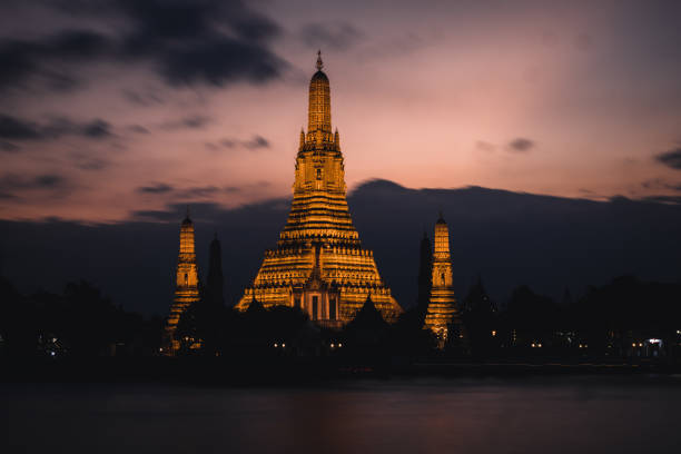 tempel von thailand - golden temple stock-fotos und bilder