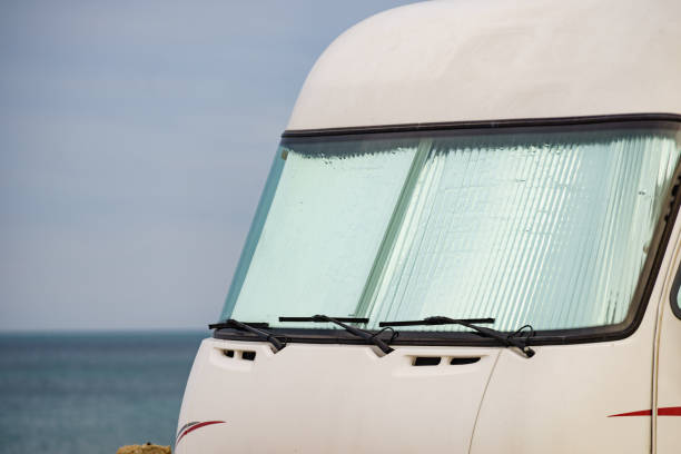 istock Motorhome with thermal screen blind 1511929591