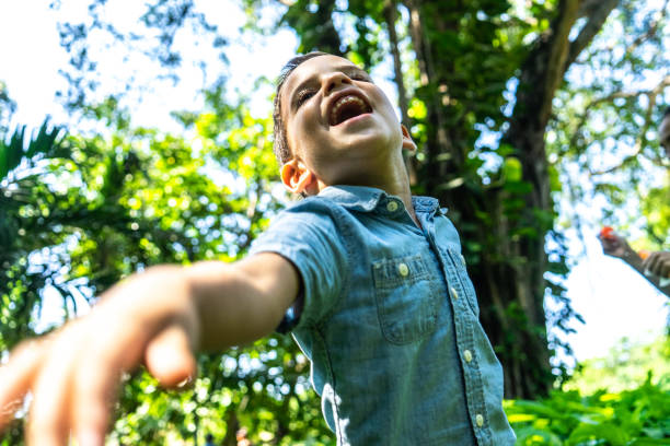 istock Little boy playing at a public park 1511934866