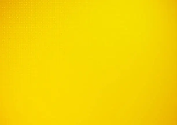 Vector illustration of Yellow halftone background