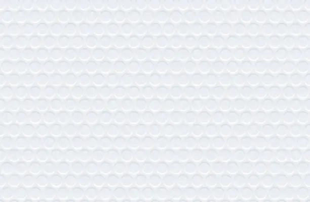 Vector illustration of Seamless white golf ball pattern