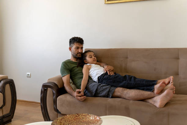 istock Father and daughter having fun time at home. 1512003108