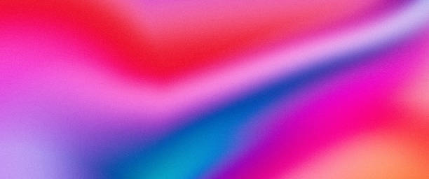 istock Vibrant grainy summer background pink blue purple red noise texture banner header poster retro design 1512056404