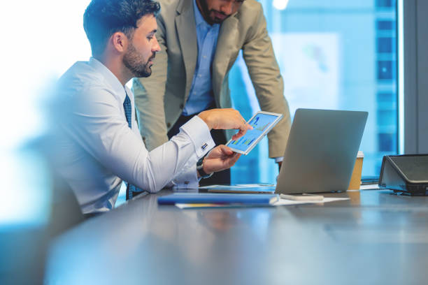 istock 2 business men working in the office. 1512217557