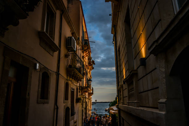 Dusk Over Ortygia In Syracuse, Sicily