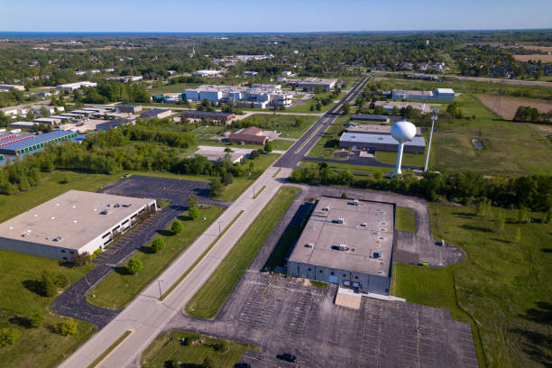 istock A road leads to a small town. 1512446937