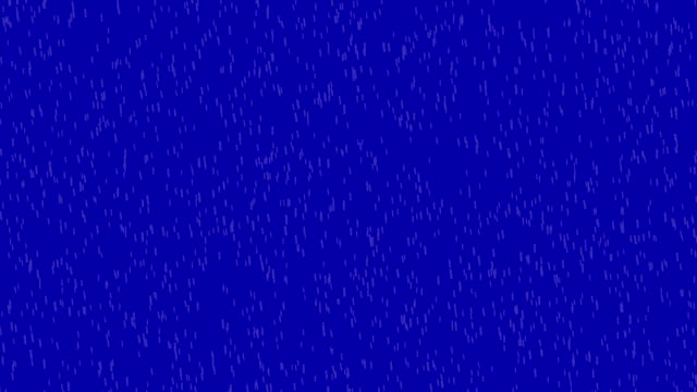 Rain Green Screen - blue chroma key
