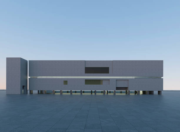 istock Clean ground squares and building facades 1512511214