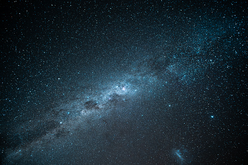 The Milky Way galaxy. AI noise removed