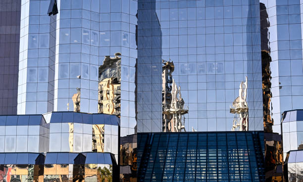 istock Reflections in quayside buildings in Salford, Manchester. 1512603809